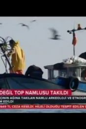 Bafra balıkcılar top buldu