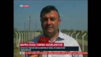 Bafra ovasında Sulama Kanalları temizlendi