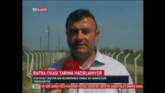 Bafra ovasında Sulama Kanalları temizlendi