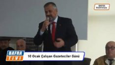 Bafra Belediye Başkanı Hamit Kılıç Gazeteciler Gününde Basın İle Bir Araya Geldi