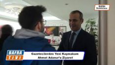 Gazetecilerden Yeni Bafra Kaymakamı Ahmet Adanur’a Ziyaret
