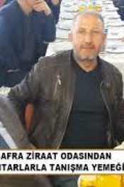 BAFRA ZİRAAT ODASINDAN MUHTARLARLA TANIŞMA YEMEĞİ