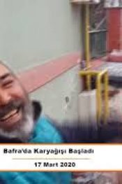 Bafra’da Mart Kar-ı yağmaya başladı