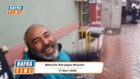 Bafra’da Mart Kar-ı yağmaya başladı