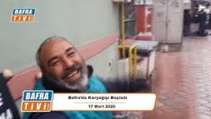 Bafra’da Mart Kar-ı yağmaya başladı