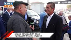Bafra Madeni Sanatkârlar Odası yarım asırdan sonra ilk defa hizmet aracı aldı.
