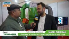 FINDIKTA TAŞ ve TOPRAK AYIRMA MAKİNALARI SAMSUN TARIM FUARINDA BÜYÜK İLGİ GÖRDÜ.