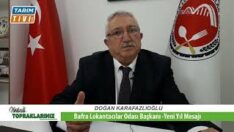 BAFRA LOKANTACILAR ODASI YENİ YIL MESAJI