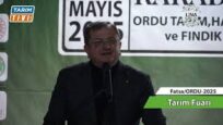 FATSA TİCARET ve SANAYİ ODASI BAŞKANI TAYFUN KARATAŞ FATSA TARIM FUARI AÇILIŞINDA KONUŞTU
