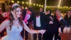 Rüya gibi düğünde Yılmaz ve Basdil ailelerinin dostları bu mutlu güne tanıklık etti.