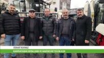 Bafralı çeltik üreticilerinden Ferhat Kurnaz, 2026 model Agrofayfmworld biçerdöverini teslim aldı.