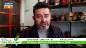 DENİZ USTA ; “ÇAPA ÖNCE BAKIM İSTER”