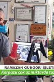 KARPUZU TUZLA TÜKETİN