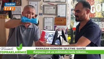 KARPUZU TUZLA TÜKETİN