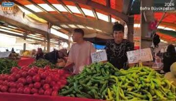 Bafra’da sizler için çarşıyı, pazarı gezdik…