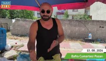 Samsun Bafra’da Cumartesi Pazarı’nda Üreticiden Tüketiciye Doğrudan Satış